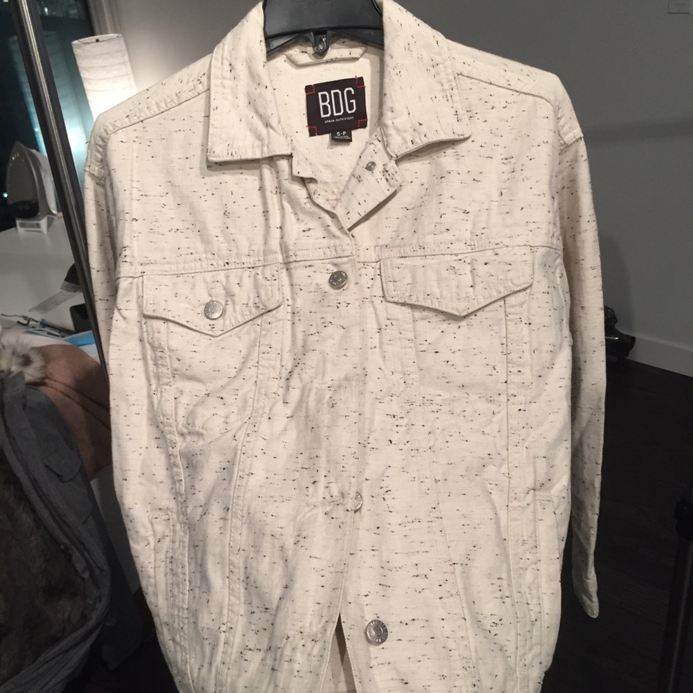 BDG white denim jacket